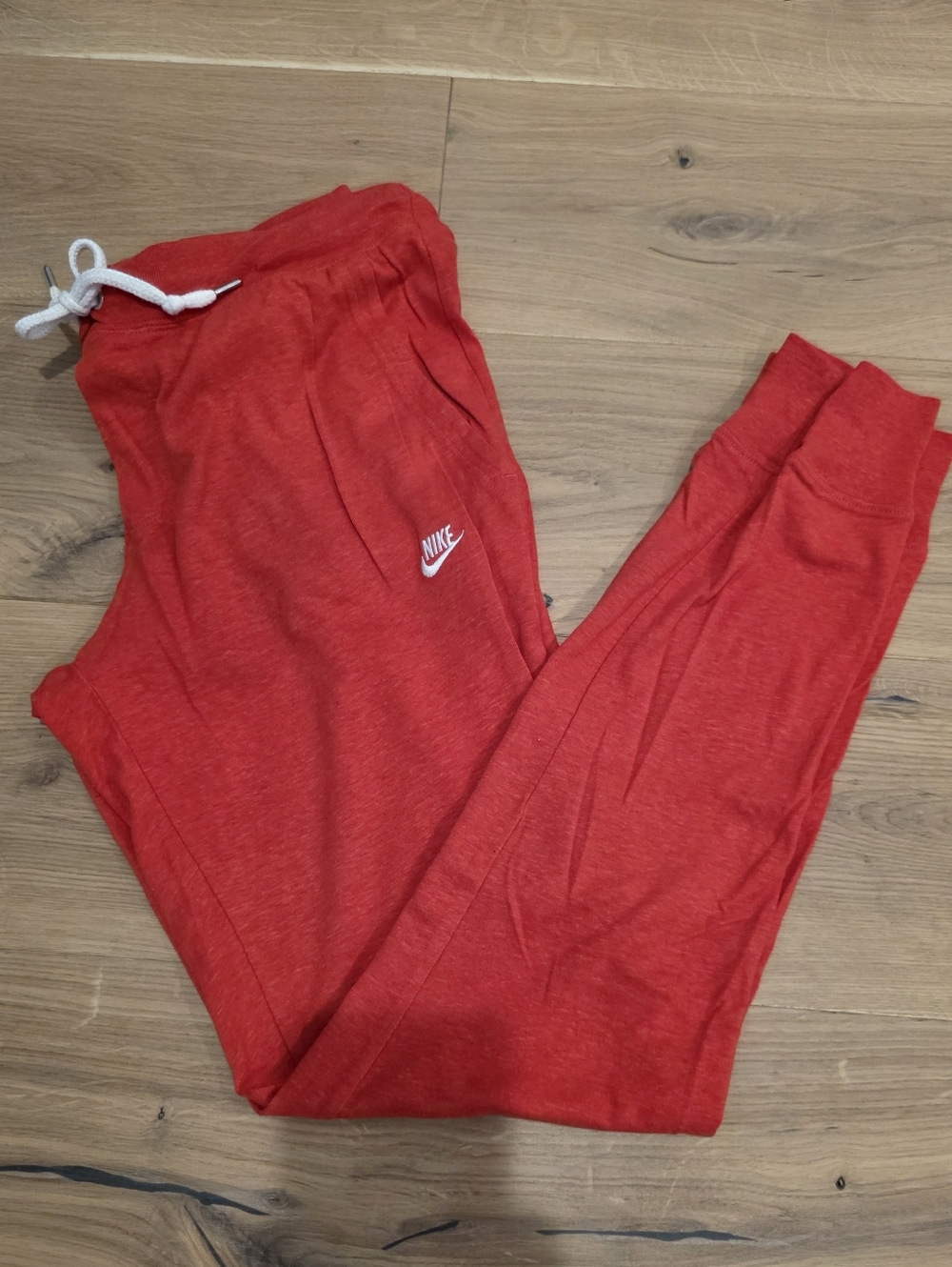 Nike Womens Red Jogger Sweatpants